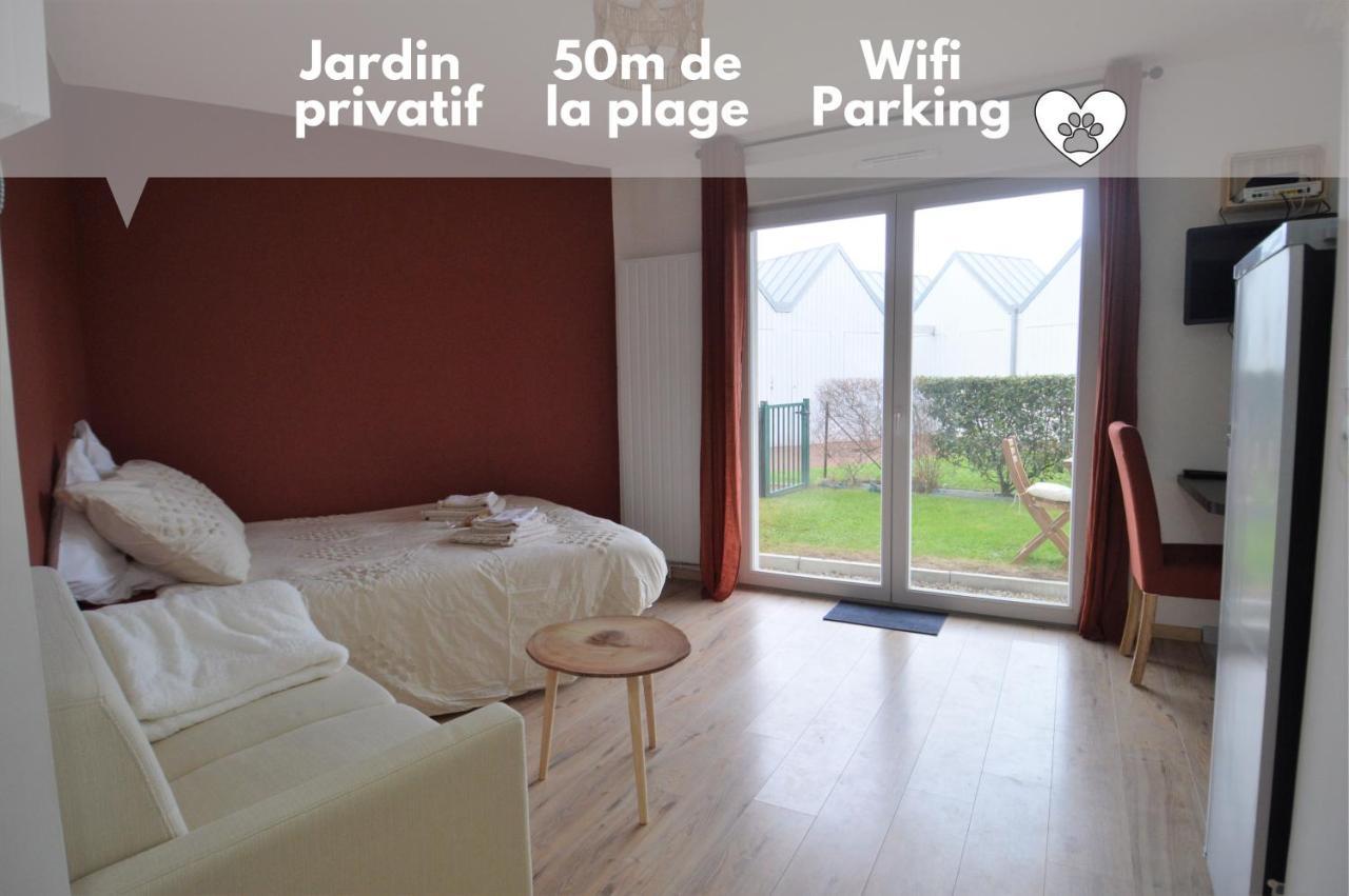 Jardin - A 50M De La Plage - Wifi - Parking Курсёль-сюр-Мер Экстерьер фото
